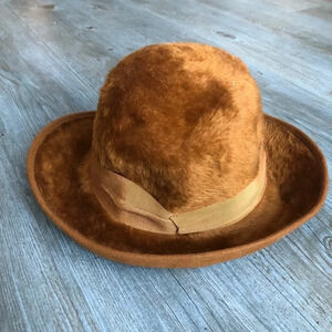 Brown  Vintage Hat